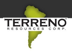 Terreno Resources Corp. Proyectos mineros